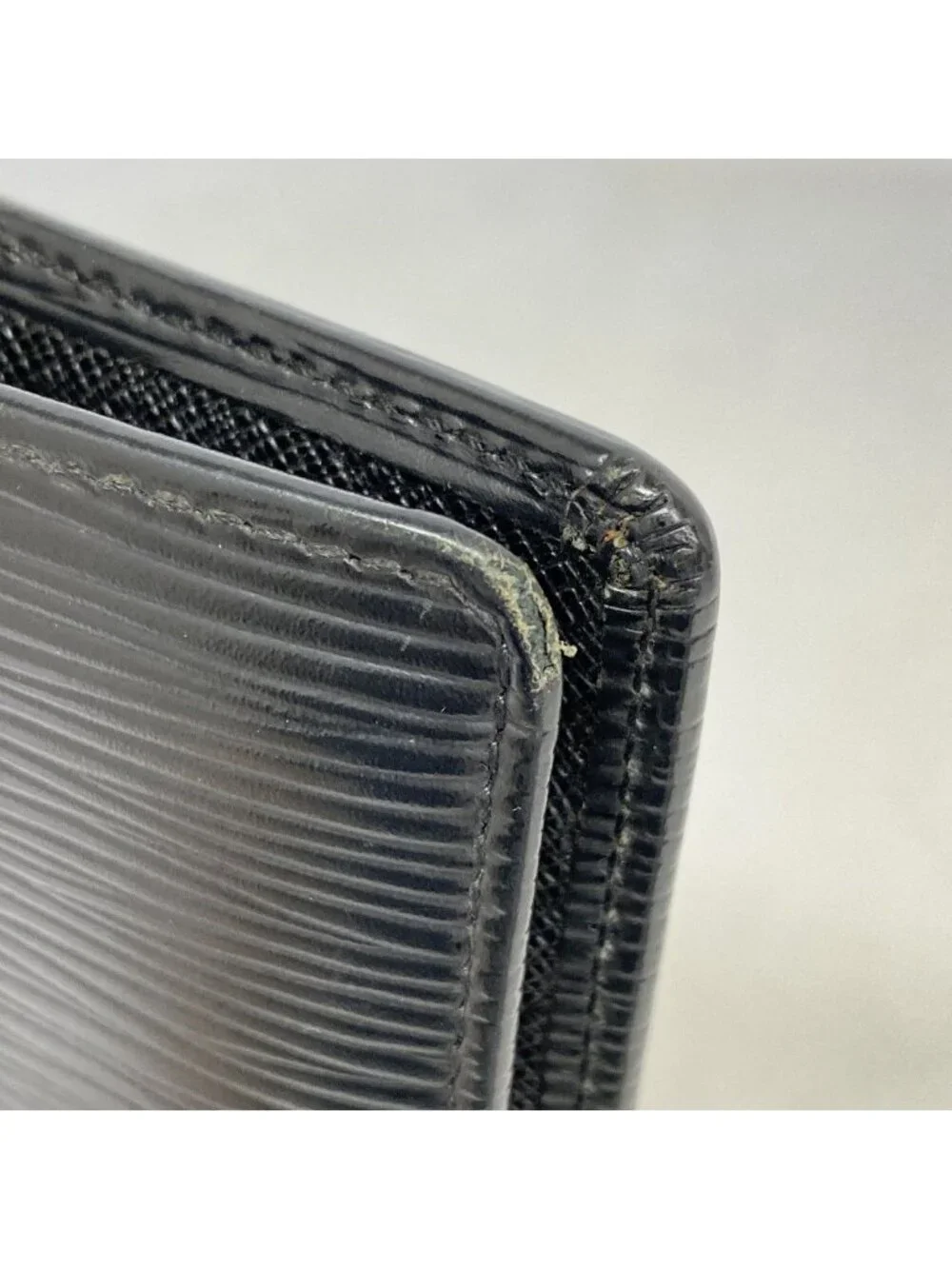 Louis Vuitton Wallet Epi Portefeuille Brazza Noir